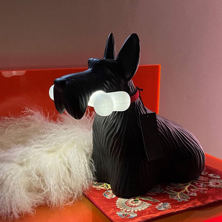 Touch-Control LED Scottie Table Lamp