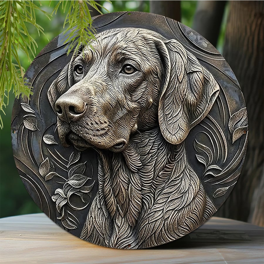 Vizsla Metal Sign