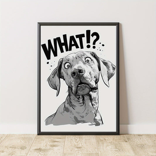 Funny Vizsla Dog Canvas Poster