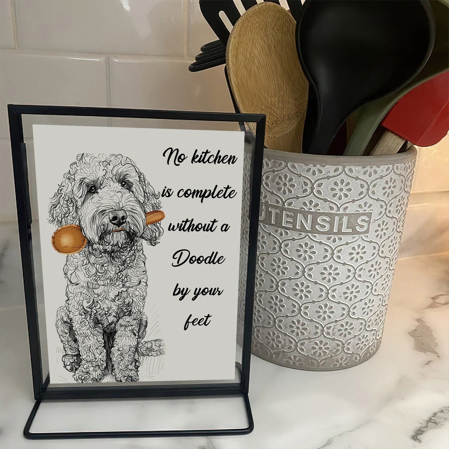 No Kitchen Is Complete Without a doodle by Your Feet