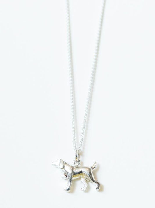 Vizsla Necklace, Pointer charm, Birddog Pendant