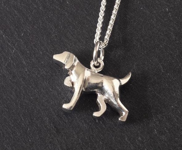Vizsla Necklace, Pointer charm, Birddog Pendant