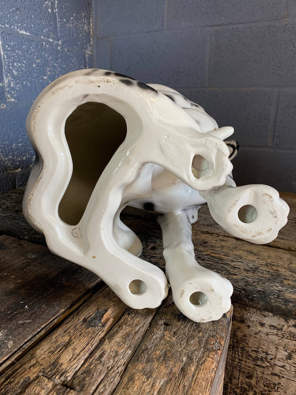 Large Hand-Painted Dalmatian Statue